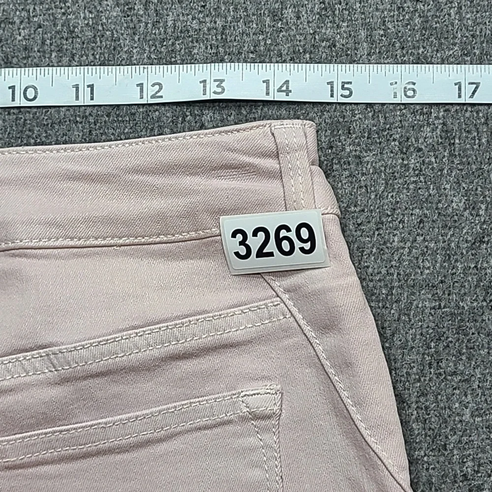Chico's Platinum Jegging Women 0 Pink Excellent Slim‎ Fit Stretch Denim Pants